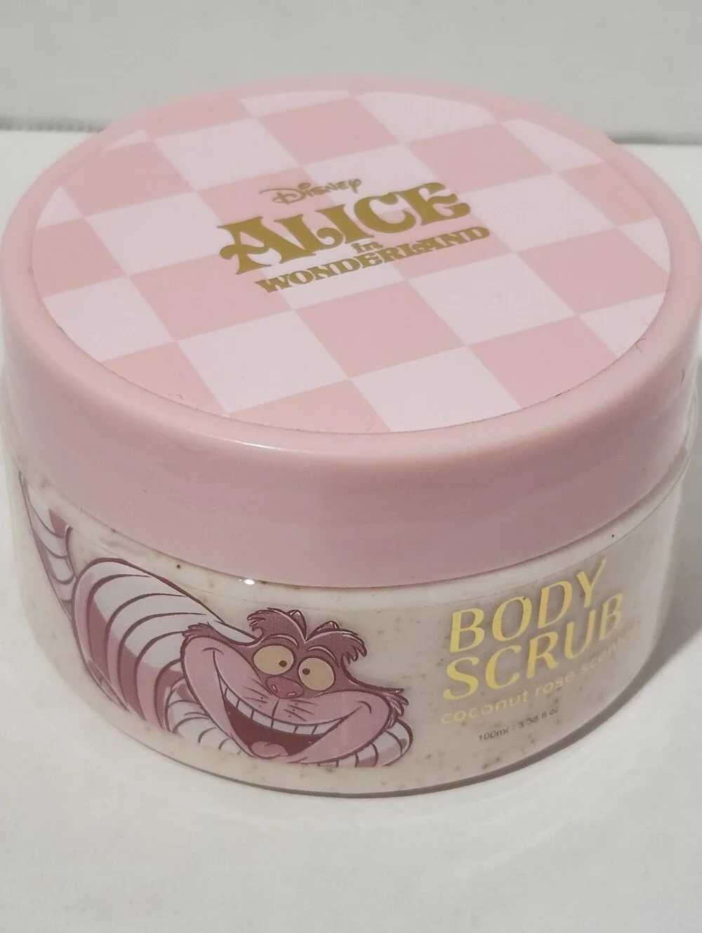 Disney Alice in Wonderland Cheshire Cat Lip Balm, Gloss & Body Scrub